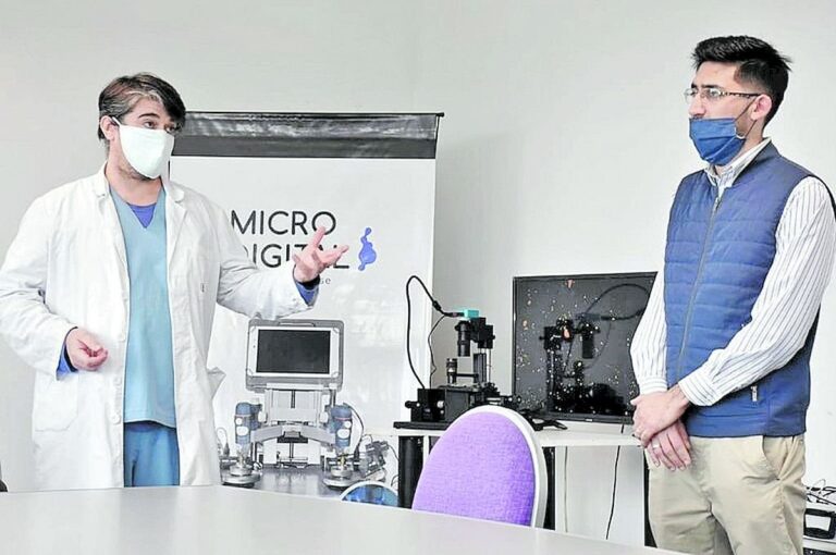 "Estamos desarrollando un microscopio digital de inmunofluorescencia que va a permitir detectar específicamente anticuerpos que generan las personas cuando estuvieron en contacto con el virus del Covid-19"