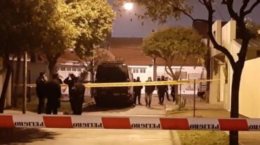 La policía llegó a la vivienda de la calle Roque Saenz Peña al 500