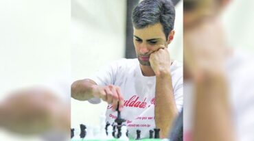 El gran maestro Leandro Perdomo compitió desde Brasil. En el Dos Orillas