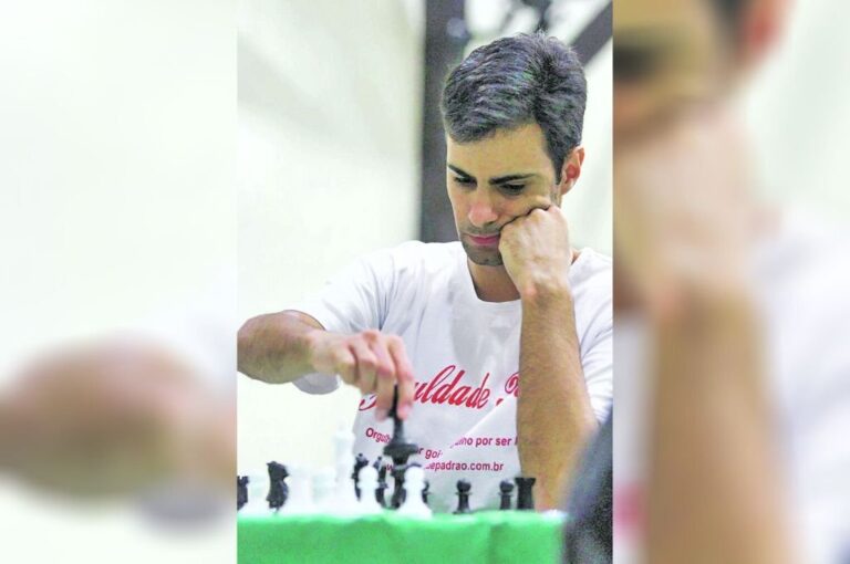 El gran maestro Leandro Perdomo compitió desde Brasil. En el Dos Orillas