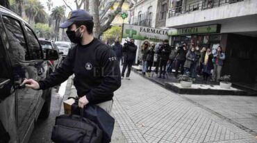 La vivienda de Ponce Asahad fue allanada este viernes en Oroño 1217