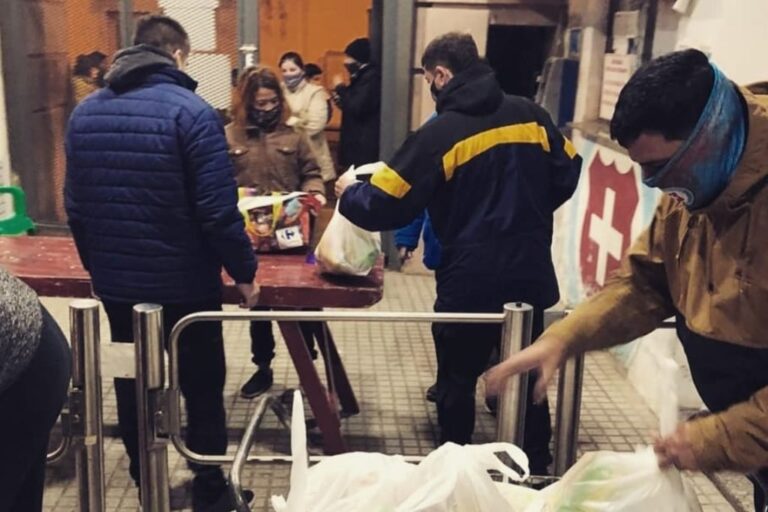 Acción solidaria. En tiempos de necesidades