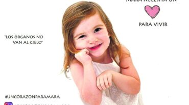 La hermosa Mara con su simpatía e inocencia a la espera del ángel donante.