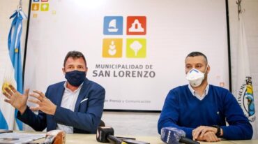 El intendente Raimundo lo anunció en conferencia de prensa. Gentileza: prensa Municipalidad de San Lorenzo.