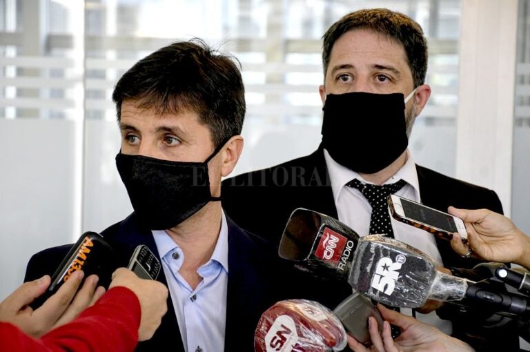 Fiscales Matías Edery y Luis Sciappa Pietra. Marcelo Manera - Archivo El Litoral