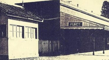 Según pasan los años. La estación de trenes de Funes. Archivo.