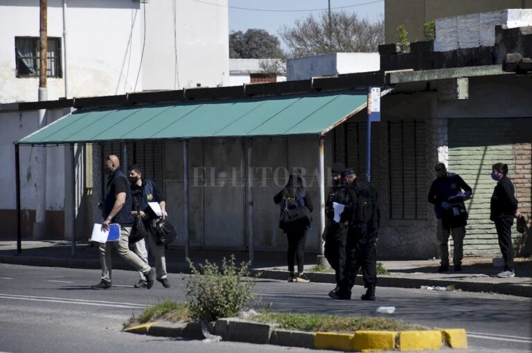 Las autoridades peritaban el lugar tras la balacera Marcelo Manera - Archivo El Litoral