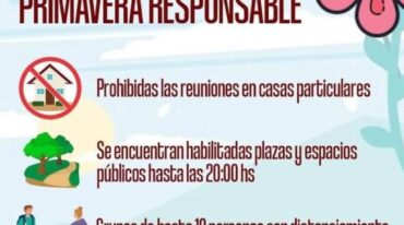 El polémico flyer del municiopio sastrense. Gentileza.