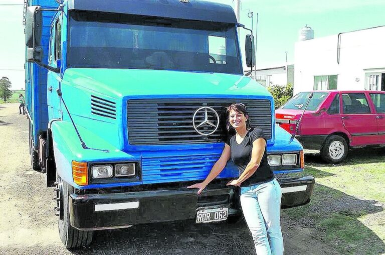 La entrerriana rompió los estereotipos e imprimió su nombre en la lista de mujeres camioneras.