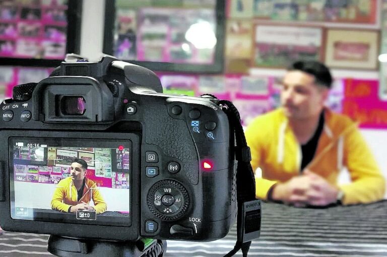 Entrevista para el documental al volante central  Paolo Ciarroca