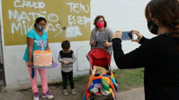 El festejo en pandemia tuvo como objetivo visibilizar todo el trabajo que se hace en el barrio. Gentileza: prensa Municipalidad de Rosario.