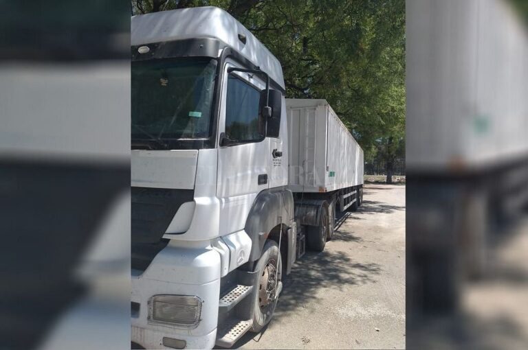 Camión secuestrado en el marco de la causa. Gentileza