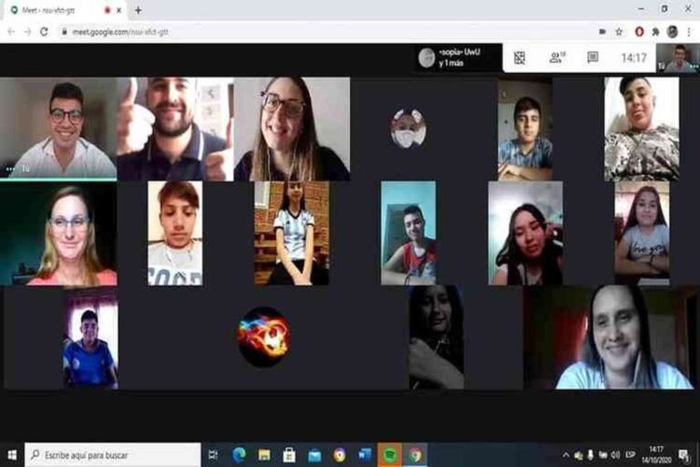 Las charlas virtuales se llegó