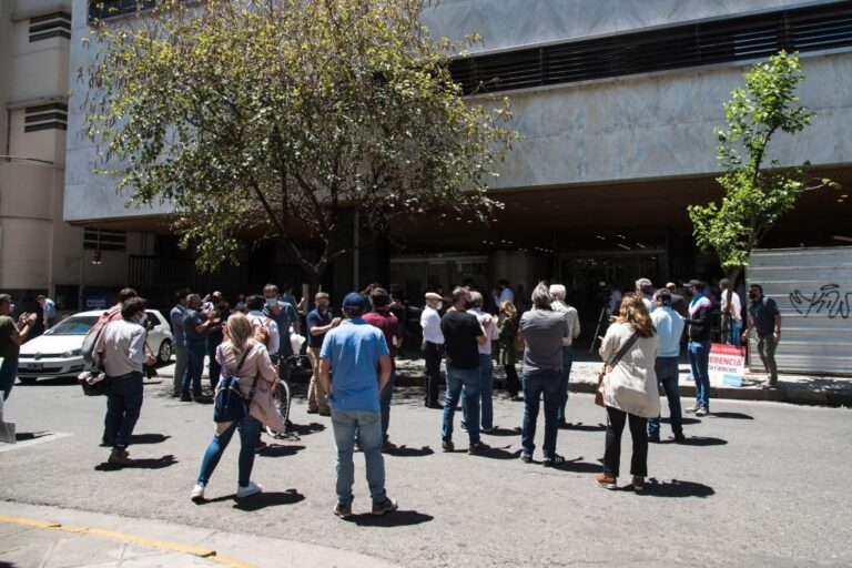 Una manifestación reciente de acreedores de Vicentin