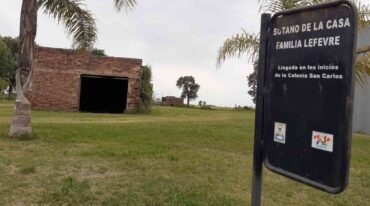 Aquí se puede observar el patio del lugar donde estaba ubicada