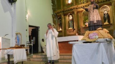 Presidió la ceremonia religiosa un sanjavierino el vicario de la Arquidiosesis