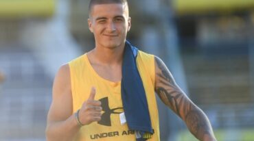 Buenas sensaciones. El joven atacante tuvo una tarde soñada en Central. Gentileza: prensa Rosario Central.