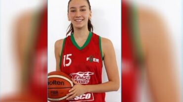 La entrerriana con la camiseta del seleccionado provincial.