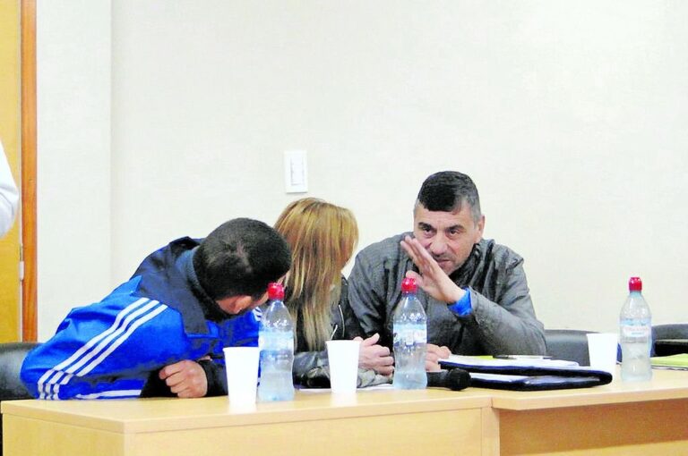 Los tres condenados. Brian Escobar recibió 15 años de prisión; Antonio Escobar