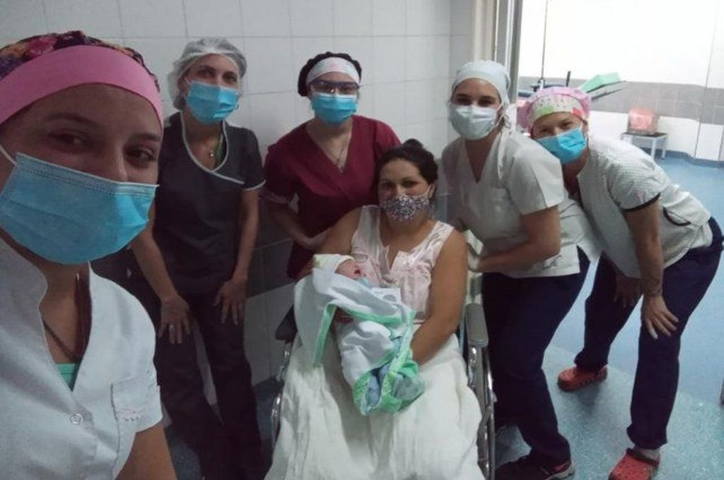 Recién nacido en el Masvernat de Concordia.