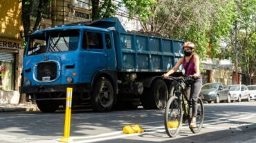 Ciclovías de emergencia en Rosario. Ovidio Lagos. gentileza Mun. de Rosario
