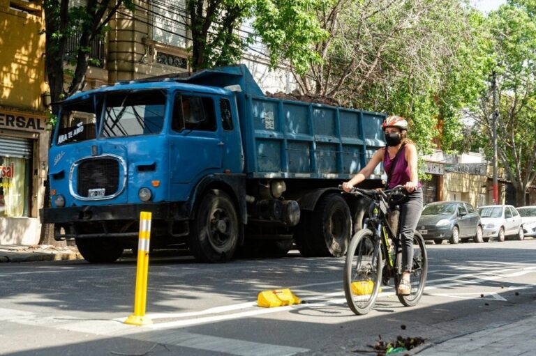 Ciclovías de emergencia en Rosario. Ovidio Lagos. gentileza Mun. de Rosario