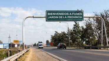 Entrada a Funes. Gentileza