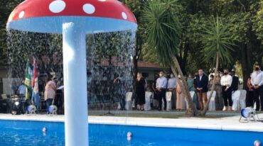Instalaciones remozadas tiene el gran parque de la ciudad de San Guillermo. gentileza
