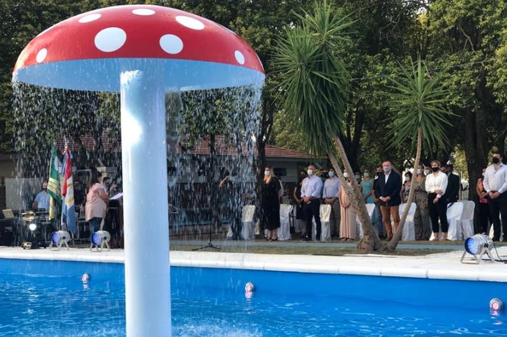 Instalaciones remozadas tiene el gran parque de la ciudad de San Guillermo. gentileza