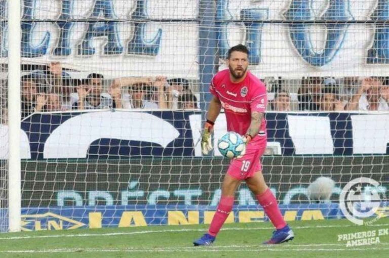 Jorge Broun en su paso por Gimnasia y Esgrima de La Plata. Gentileza