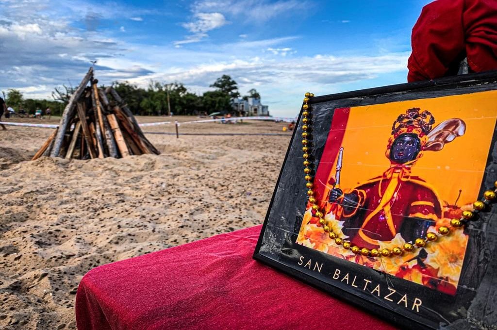 El altar de San Baltazar a orillas del río Uruguay. Dirección de Cultura Municipalidad de Concepción del Uruguay