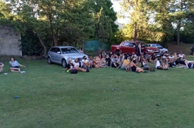 Celebraban en una quinta alquilada una pool party.  Gentileza