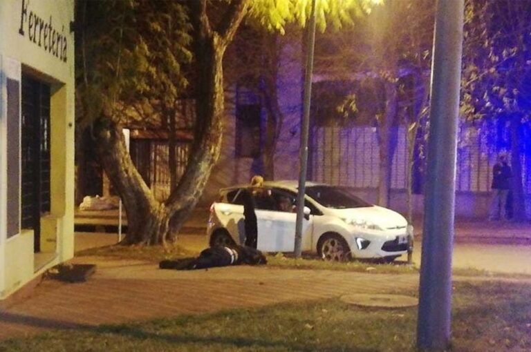 El "Coto" Medrano fue ejecutado frente a su pareja y su pequeño hijo. Gentileza: Baigorria Informa.