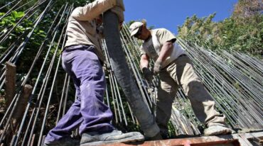 Obras en la cuenca Ezpeleta.