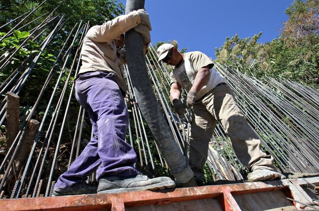 Obras en la cuenca Ezpeleta.