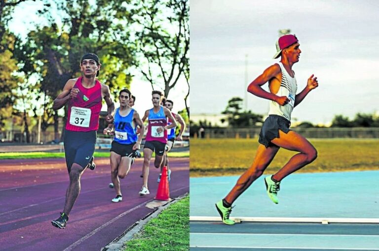 Van Der Hock en el marco de una competencia en el 100° Campeonato Nacional de Mayores 2020. 'Mis proyectos están enfocados a largo plazo y sueño con participar de los Juegos Olímpicos en algún momento'