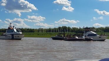 Patrullajes. En todo el río Paraná se llevan adelante durante la temporada. Tanto en Santa Fe como en Paraná y en Rosario. Gentileza