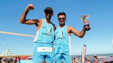 Julián Azaad (Nº 2) y Leandro Aveiro celebraron en Chapadmalal