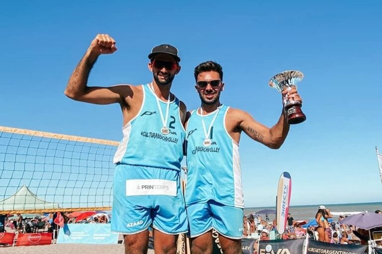 Julián Azaad (Nº 2) y Leandro Aveiro celebraron en Chapadmalal
