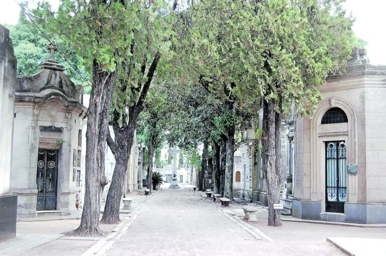 Calle en el cementerio de Villaguay. Gentileza Julio Blanco
