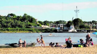 La playa del islote