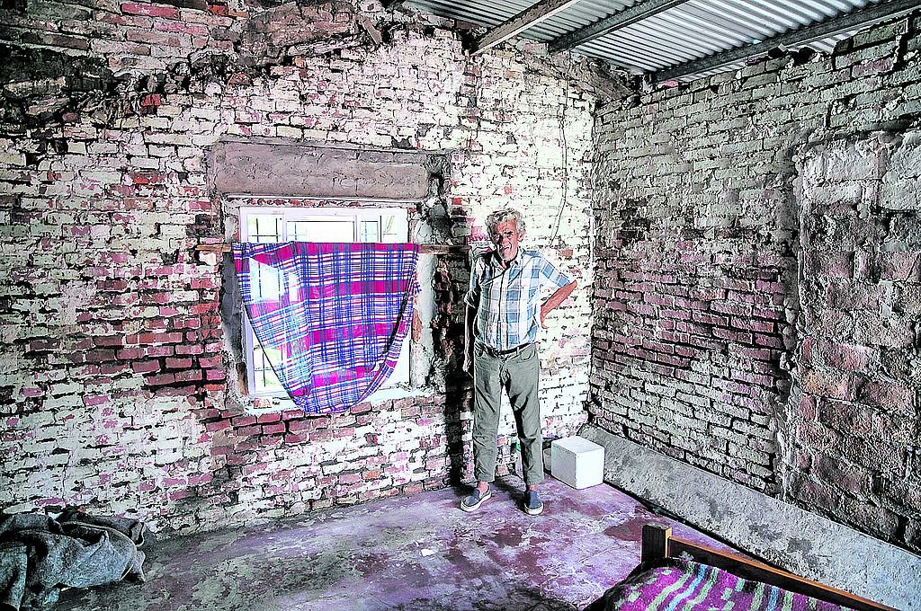 Por la falta de un baño