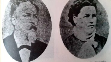 Goetschy junto a su esposa. El Litoral