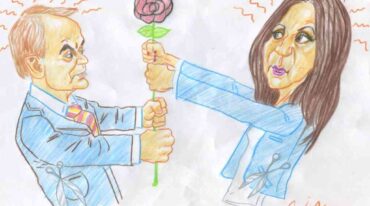 Eduardo Di Pollina y Mónica Fein. Lucas Cejas