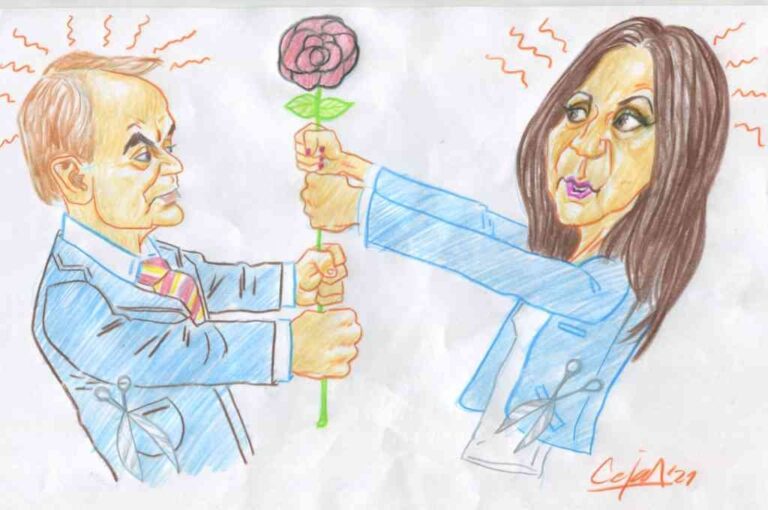 Eduardo Di Pollina y Mónica Fein. Lucas Cejas