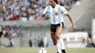 Leopoldo Jacinto Luque en el mundial de 1978. Gentileza