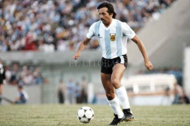Leopoldo Jacinto Luque en el mundial de 1978. Gentileza