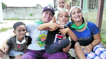 Leonela estuvo 14 meses misionando en Cuba.