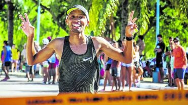 El atleta Félix Maydana fue una de las figuras de la primera edición del Tetratlón Santaelenense