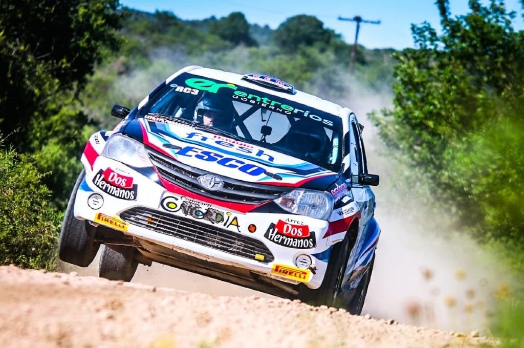 El piloto del equipo concordiense CEO Rally Team